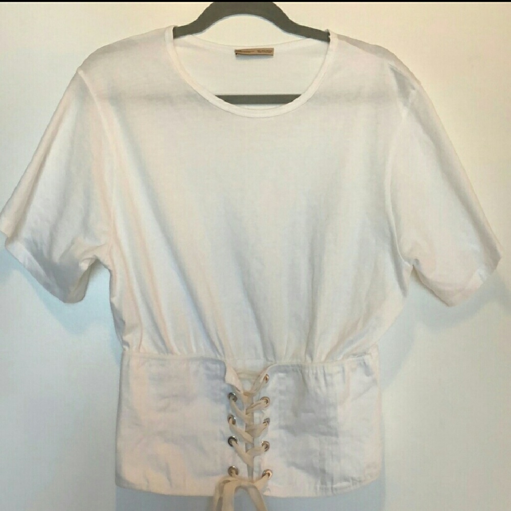 Zara white blouse